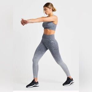 AYBL Ombre Seamless Leggings Gray Fade – Size Small
